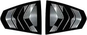 YJVVWQVF Vents Shutter Louver Compatible for BMW 3 Series G20 330i 320i 325i 2020 2021 2022 Rear Windows Side Cover Body Kit Gloss Black Tuning(Gloss Black)