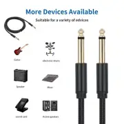 Cable 6.35mm Amplifiers Guitar Connection Cord Wire for Amplifiers Mixers