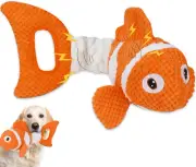 Squeaky Dog Toys, Durability Interactive Tug of War Puppy Toys for Indoor and Ou
