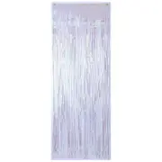 Metallic Curtain - White