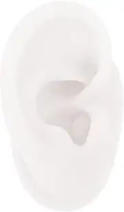Mobestech Silicone Ear Model Fake Piercing Display Jewelry Earring Practice Tool