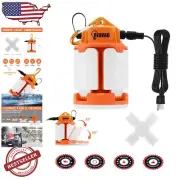 Professional 60W LED Work Light - 9000 Lumens, Linkable Design for Job Sites