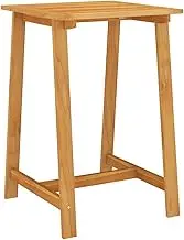 Garden Bar Table Solid Acacia Wood, 70x70x104 cm, High Top, Outdoor Height, Cocktail Party, Bistro Tables