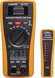 STANDARD Combination Auto Ranging DMM & LAN Cable Tester