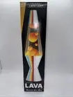 Schylling LAVA Lamp 14.5" tall 3.6" diameter Beach Stripe Base Orange Lava NEW