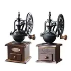 Vintage Hand Crank Manual Coffee Bean Hand Grinder for Picnic Cafe Camping