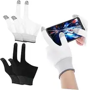 OSOLADY Gaming Gloves Thin Breathable Touchscreen Finger Gloves Mobile Gaming Perfect for Thumb Sleeve