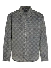 [Daily Paper] logo-print shirt L Blue