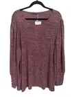 NWT BloomChic Plus Size 18-20 Raspberry Mauve Heather Top Buttons Balloon #1665