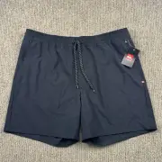 Quicksilver Mens XL Solid Volley Swim Trunk Shorts Hybrid Pull On Drawstring