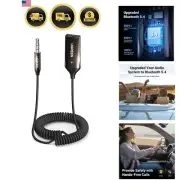 Bluetooth Adapter Car Aux Bluetooth Receiver Hands-Free Calls Microphone