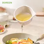 DOREEN 油濺鍋木柄帶刻度麥飯石鍋炊具不粘迷你奶鍋燃氣灶