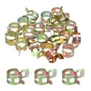 ID 11mm 7/16inch Fuel Line Hose Clips,Pipe Clamps,Spring Hose Clamp,20PCS
