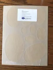 NOS Creative Memories Template Designs Graduated Ovals Circles 2 Sheets
