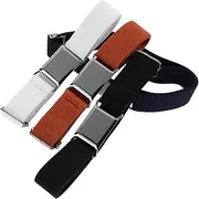 [WATIIFUFU] 4pcs Boys and Girls Elastic Belts Boys Girls Elastic Waistbands Stretchy Belts for Toddlers Chic Fashionable Design Elastic Waist Belts for Children