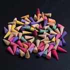 60Pcs Incense Cones Convenient Fragrance Incense Cones for Living Room Bedroom