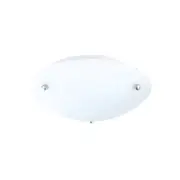 Volute 2 Light Oyster Ceiling Light