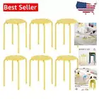 17.7" Standard Height Stackable Stools Set - Perfect for Classrooms & Events