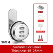Digital combination lock zinc alloy drawer cabinet door cam box lock