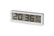 Digitech Stylish Large Digital LCD Clock Thermometer Temperature Wall Mountable