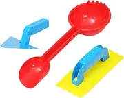 ADOCARN 1Set Plastic Maker Kit Winter Outdoor Fun for Fights Comfortable Grip Multi Use for Balls More for Adults