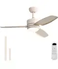 Sofucor 46 inch Ceiling Fans with Lights and Remote Strong Airflow High CFM Fans