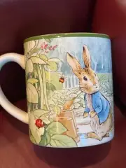 NEW Williams Sonoma Beatrix Potter Peter Rabbit Coffee Mug. 3.5” wide