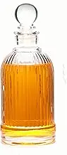 Mini Vintage Style Decorative Flower Vases,Whiskey Decanter with Glass Ball Stopper for Cocktail Whisky Brandy Vodka Bourbon Juice (Roman Bottle)