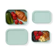 2 Pack Sage Silicone Snack Box