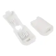 Zipper Pull Tabs, 25 Pack Cord Ends Extension Zip Fixer 19mm, White