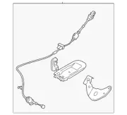 Genuine Ford Shift Control Cable MB3Z-7E395-A (for: Ford)