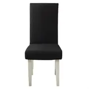 Anyhouz Chair Cover Black Corn Kernels Universal Size Stretch Slipcovers