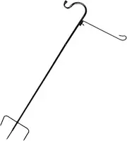 POPETPOP Rustproof Shepherd Hook Elegant Outdoor Light Hook for Garden Decor Flowerpots Solar Lights Lanterns Height for Weddings Garden Flags