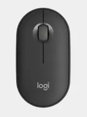 Logitech Pebble M350S Wireless Optical Mouse Graphite 1000 dpi Bluetooth Low Energy 910-006988