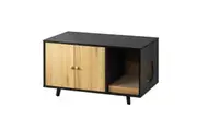 Alopet Cat Litter Box Enclosure Wood Cabinet Hidden Litter Tray Cat Furniture