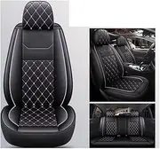 Car Seat Cover Leather Compatible with Volvo All Models S60 S80 C30 XC60 XC90 S40 V40 V90 V60 XC-Classi S90 Auto Accessories(Black Pink)