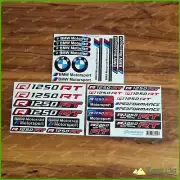 BMW Motorrad Motorsport R1250RT Red Laminated Decals Stickers Kit