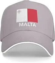 Support Malta Flag Hat Maltese Caps for Men Women I Stand with Malta Baseball Cap Trucker Hat