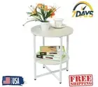 Side Table Coffee Sofa End Bedside Nightstand Furniture Bedroom Round Small Tea