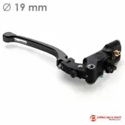DISCACIATI 19X19 BILLET RADIAL BRAKE MASTER CYLINDER (CNC WORKED) W/ FOLDING LEV