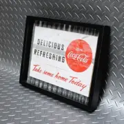 Drink Coca-Cola Corrugated Metal & Wood Sign - Coke - Delicious & Refreshing