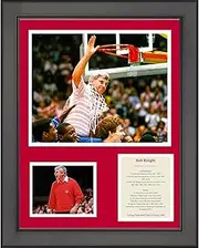 Framed Bob Knight Hall of Fame Indiana Hoosiers NCAA College Basketball 11"x14" Three Photo Collage