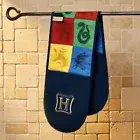 Le Creuset x Harry Potter Hogwarts Double Oven Mitts Potholders Embroidered NEW
