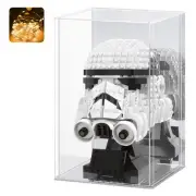 Acrylic Display Case for Collectibles, Alternative Glass Display Box with Mir...