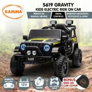 Kahuna All Wheel Drive S619 Gravity Kids Electric Ride On Car - Black