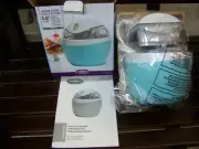 Nostalgia ICM500 Blue 1-Pint Electric Ice Cream Maker Frozen Yogurt Sorbet NIB