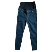 ASOS DESIGN Blue Black Maternity Ultimate Skinny Jeans, US8