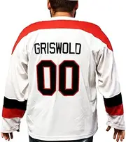 [My Party Shirt] Clark Griswold #00 Hockey Jersey, Multicolor, 4X-Large