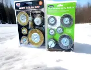 Two Set Of Wire Wheel And Cup Brush Set. Brass/Iron .iiT/Warrior