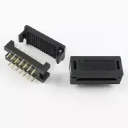 5Pcs 2.54mm x 7.62mm Pitch 14 Pin Male Header FD IDC Cable Transition Connector